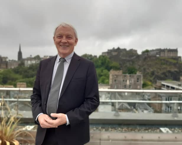 Phil Goff, High Commissioner fro New Zealand, on a visit to Edinburgh.