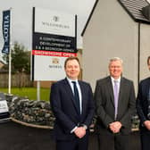 From left: joint MD Richard Begbie, chairman Gary Gerrard, and fellow joint MD Graham Reid. Picture: contributed.