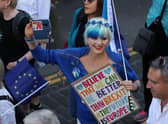 Protesters take part in the March to Remain in the EU for Peace and Climate Action in Edinburgh in 2019 (Picture: Andrew Milligan/PA Wire)