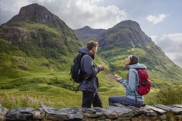 Jen Winter and Sean Cullen at Glencoe.