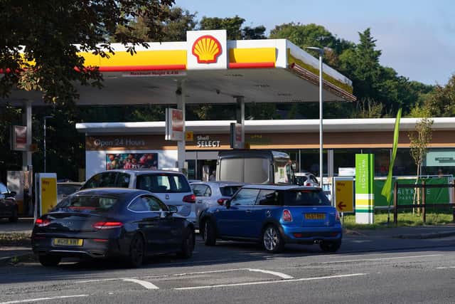 The UK Transport Secretary has tried to dissuade drivers from panic buying petrol, after BP was forced to close down a handful of its forecourts.