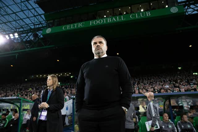 Celtic manager Ange Postecoglou is drawing admirers from the English Premier League after being installed among the favourites for the Brighton job. (Photo by Craig Williamson / SNS Group)