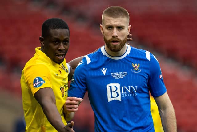 Shaun Rooney and Marvin Bartley were key figures in the Betfred Cup final. Picture: SNS