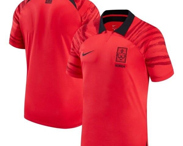 Set to be worn by the likes of Son Heung-Min, the South Korean home kit is bright, but still maintains class with a subtle black design running through the sleeves.