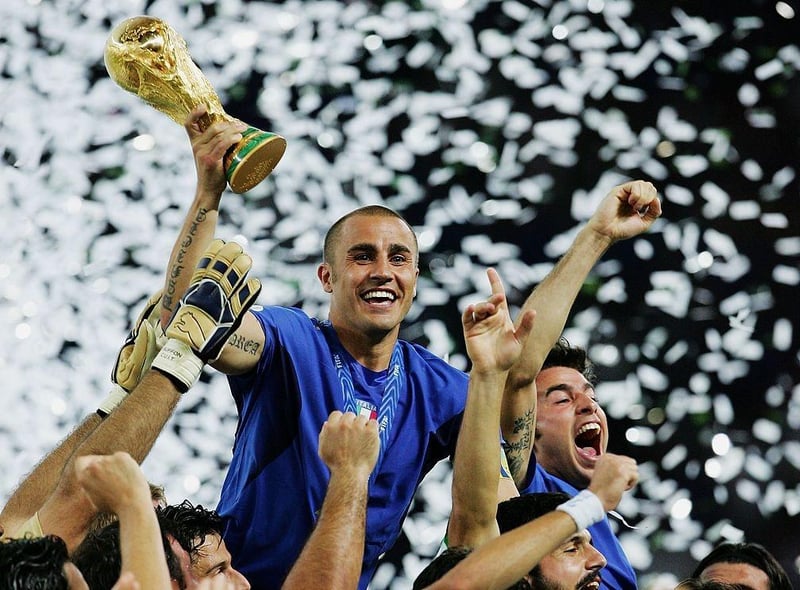 Another side that has lifted the trophy four times is the Azzuri, who won the World Cup in 1934, 1938, 1982 and most recently 2006 when they edged out France on penalties in the 'Zidane headbutt' final.