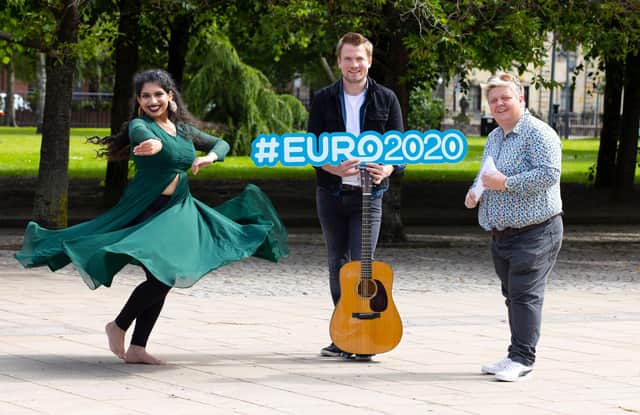Comedian Susie McCabe, Tide Lines lead singer Robert Robertson and Himadri Madan of choreography initiative Agnya Movement will all take to the Fan Zone stage.