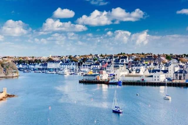 Stornoway, in the Western Isles, which may go into Level 1 in the Scottish Government's new five-tier system of coronavirus restrictions next week.
