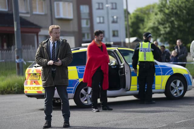Kevin McKidd as Chris O'Neill in ITVX's Six Four, filmed in Scotland in 2022. Pic: ITV Plc