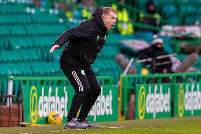 Neil Lennon can't hide his exasperation during the desperate 2-1 loss to St Mirren. (Photo by Craig Williamson / SNS Group)