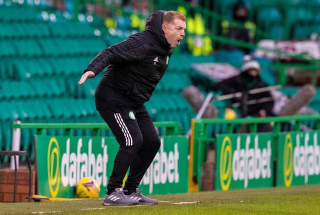 Neil Lennon can't hide his exasperation during the desperate 2-1 loss to St Mirren. (Photo by Craig Williamson / SNS Group)