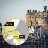Edinburgh weather: Edinburgh Castle among attractions to close as high winds hit east coast. (Jane Barlow/PA)
