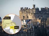 Edinburgh weather: Edinburgh Castle among attractions to close as high winds hit east coast. (Jane Barlow/PA)