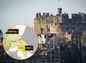 Edinburgh weather: Edinburgh Castle among attractions to close as high winds hit east coast. (Jane Barlow/PA)