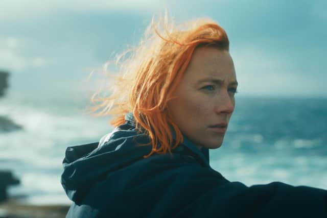 Saoirse Ronan leads the cast of The Outrun, the film based on Amy Liptrot's acclaimed memoir, sees her play a woman returning to her native Orkney to try to leave her troubled life of drug and alcohol addiction in London behind her. Picture: Roy Imer