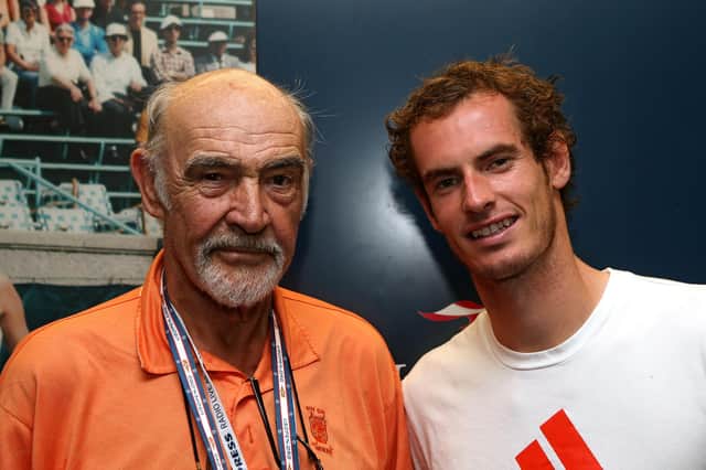 Sir Sean Connery's charity provided funding for an up-and-coming Sir Andy Murray, one of more than 1,000 Scots to benefit from grants. Picture: Matthew Stockman/Getty