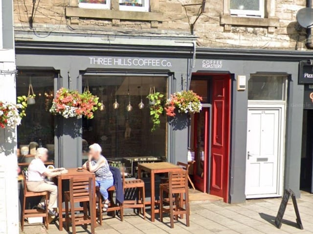 Starting with the best coffee shop in the Borders - Selkirk's Three Hills Coffee Co. It only opened on the town's Main Street in 2018 and since then has become a real favourite with locals and visitors alike. Named after the three Eildon hills nearby, they have a full range of coffee beans that are roasted in-house.