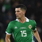 Jordan Jones in action for Northern Ireland