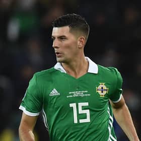 Jordan Jones in action for Northern Ireland