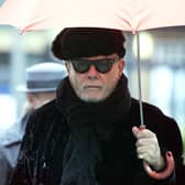 Former pop star Gary Glitter, real name Paul Gadd, at a previous court hearing