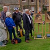 A pair of dog portraits are valued by painting specialist, Charlotte Riordan.