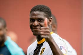 Livingston striker Joel Nouble has started the season well.