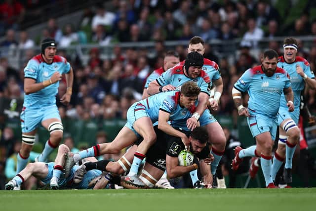 Glasgow Warriors lost to Toulon in last season's European Challenge Cup final.  (Photo by ANNE-CHRISTINE POUJOULAT/AFP via Getty Images)