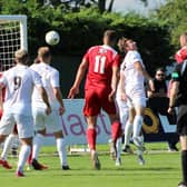 Matthew McLean heads home Formartine's equaliser. (Photo: Ian Rennie)