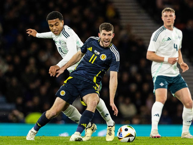Could never evade the tight clutches of the Northern Ireland defence, who pressed and harried him constantly. As a result, he was blunt and largely ineffective. Replaced by Lawrence Shankland. 5