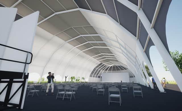 The Edinburgh International Festival plans to create three pop-up outdoor venues across the city in August.
