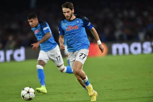 Khvicha Kvaratskhelia has been hugely impressive for the Italians. (Photo by Giuseppe Bellini/Getty Images)