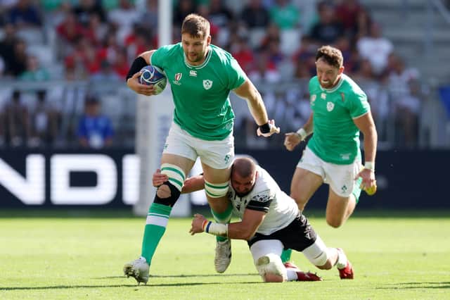 Second row Iain Henderson has been brought in for Ireland's match against Scotland.