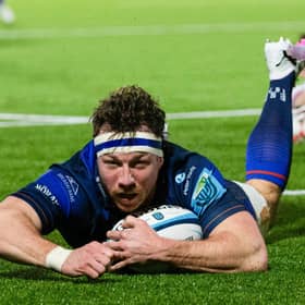 Edinburgh's Hamish Watson scored a try and impressed with his performance against Ospreys.