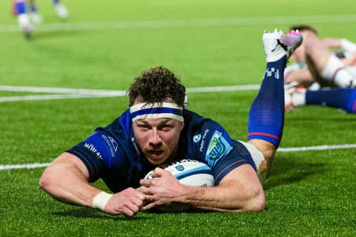 Edinburgh's Hamish Watson scored a try and impressed with his performance against Ospreys.