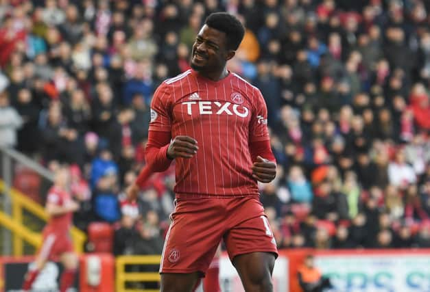 Duk scored twice for Aberdeen and is fast becoming a fans' favourite at Pittodrie.