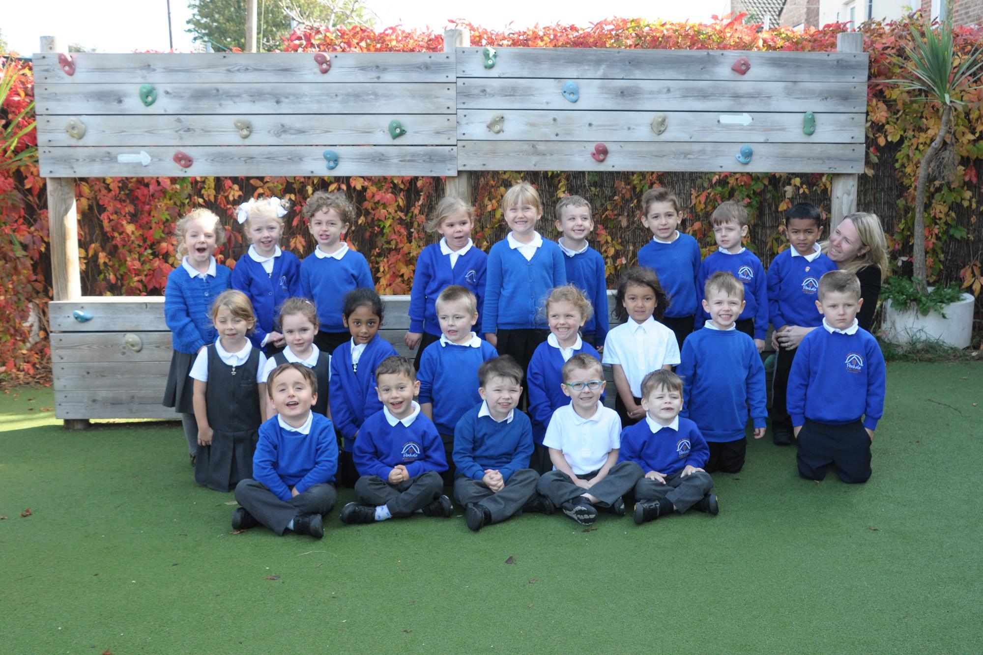 Year R Starters 2021 Penhale Infant School Lincoln Road Portsmouth - Clownfish Class. Picture: Alice Mills