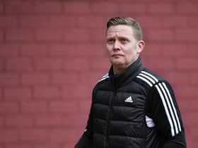Aberdeen have confirmed Barry Robson will remain in charge until the end of the season.  (Photo by Ross MacDonald / SNS Group)