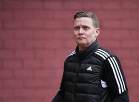 Aberdeen have confirmed Barry Robson will remain in charge until the end of the season.  (Photo by Ross MacDonald / SNS Group)