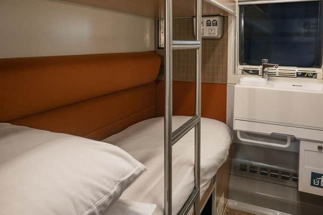 Accommodation aboard the Caledonian Sleeper comprises double and single rooms, twin bunks and a seated coach. Picture: CFH Photography
