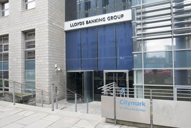 Lloyds Banking Group is one of Britain's big banks, the country's biggest mortgage lender and is also behind the Bank of Scotland and Scottish Widows brands. Picture: Ian Rutherford