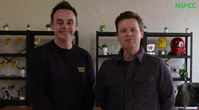 TV duo Ant and Dec are hosting the programme to help children learn about their right to be safe from abuse and neglect (Photo: NSPCC).