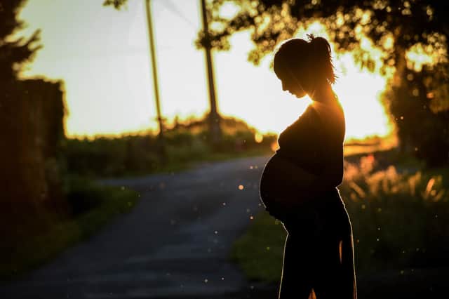 Every day in Scotland, four pregnant women are subjected to domestic violence (Picture: Loic Venance/AFP via Getty Images)