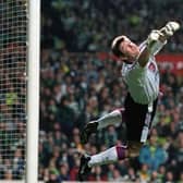 Andy Goram in action for Rangers against Celtic in November 1996. (Picture: SNS)