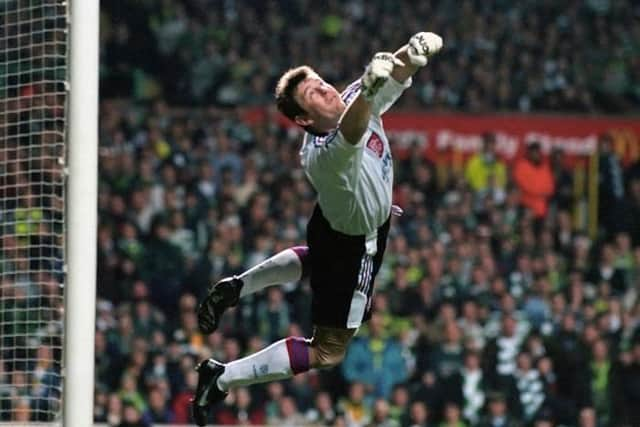 Andy Goram in action for Rangers against Celtic in November 1996. (Picture: SNS)