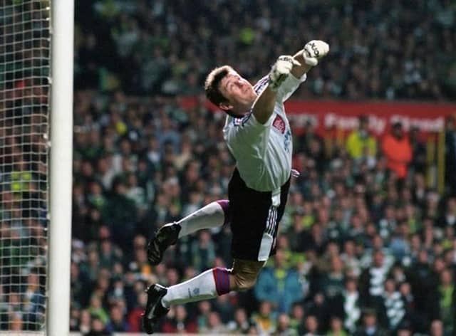 Andy Goram in action for Rangers against Celtic in November 1996. (Picture: SNS)