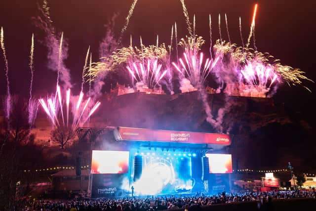 Edinburgh usually stages an open-air concert in Princes Street Gardens on Hogmanay. Picture: Roberto Ricciuti/Edinburgh's Hogmanay