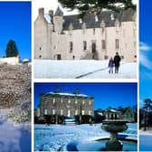 Crathes Castle, Drum Castle,  Haddo House and Castle Fraser are all open to visitors this winter.