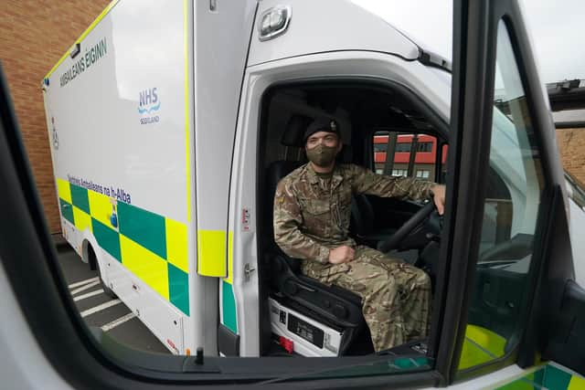 Soldiers have already been deployed to drive ambulances in Scotland. Picture date: Friday September 24, 2021.