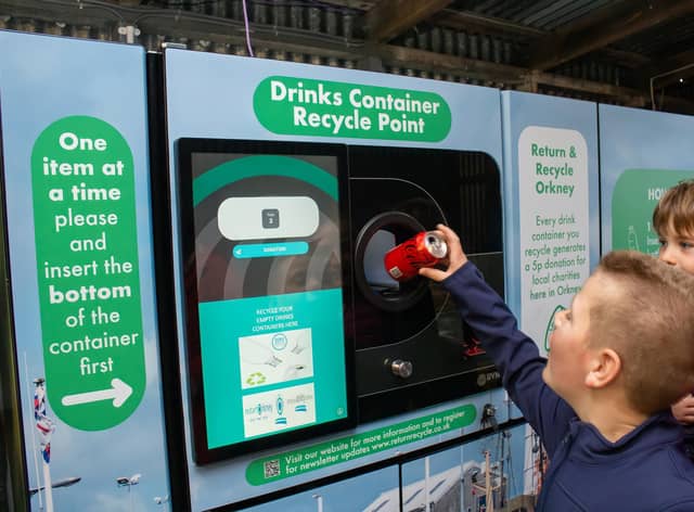A pilot scheme for Scotland's delayed deposit return system in Orkney