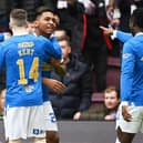 Goals from Alfredo Morelos and Ryan Kent earned Rangers a 2-0 win over St Johnstone at Ibrox to maintain their four point lead at the top of the Premiership. (Photo by Paul Devlin / SNS Group)