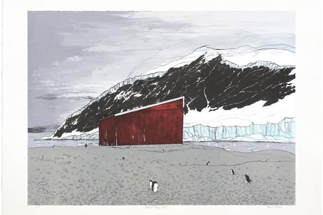 Antarctic Refuge Hut, 2000, by Frances Walker